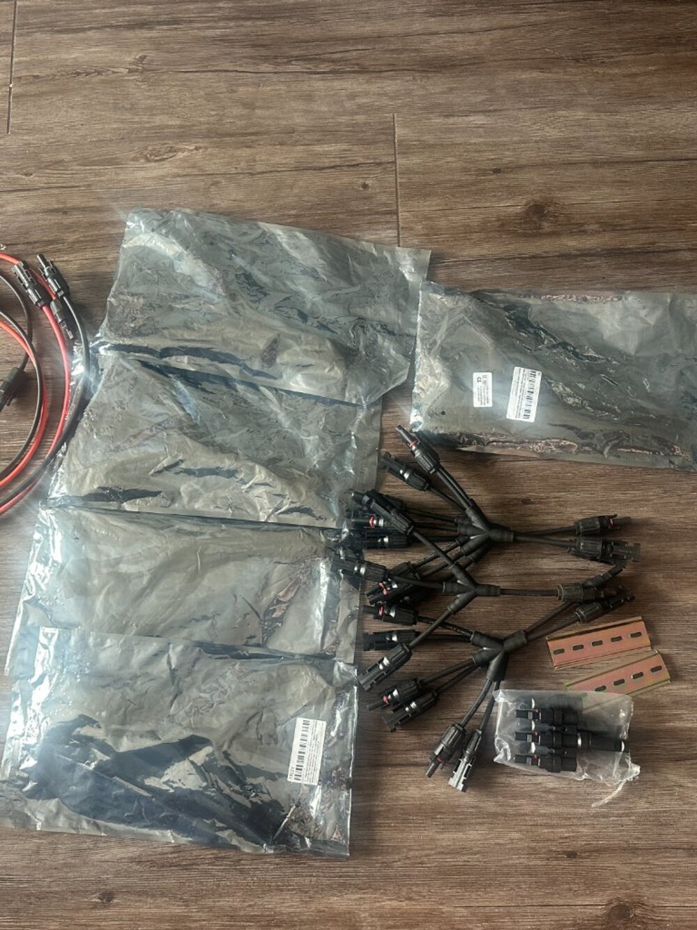 Solar MC4 Connectors Y Splitter Cable Lot 10+ Pairs + Wires PV Panel Extension - Picture 7 of 8